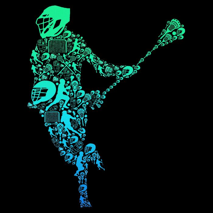 Lacrosse Player Sustainable Bucket Hat