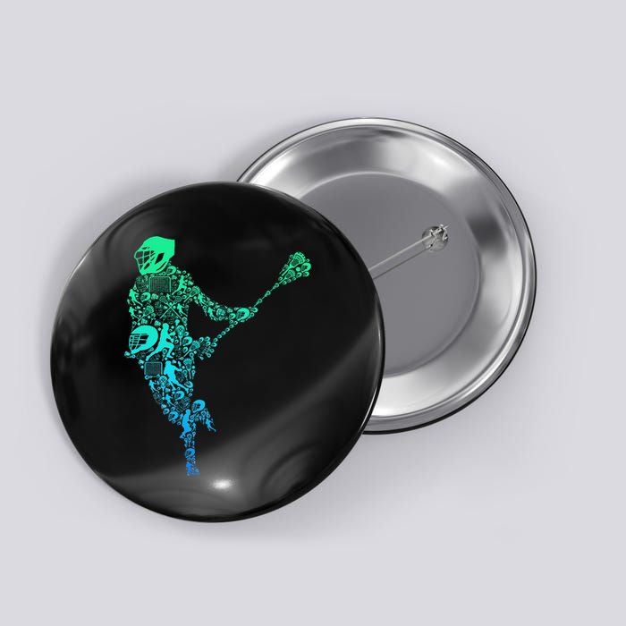 Lacrosse Player Button