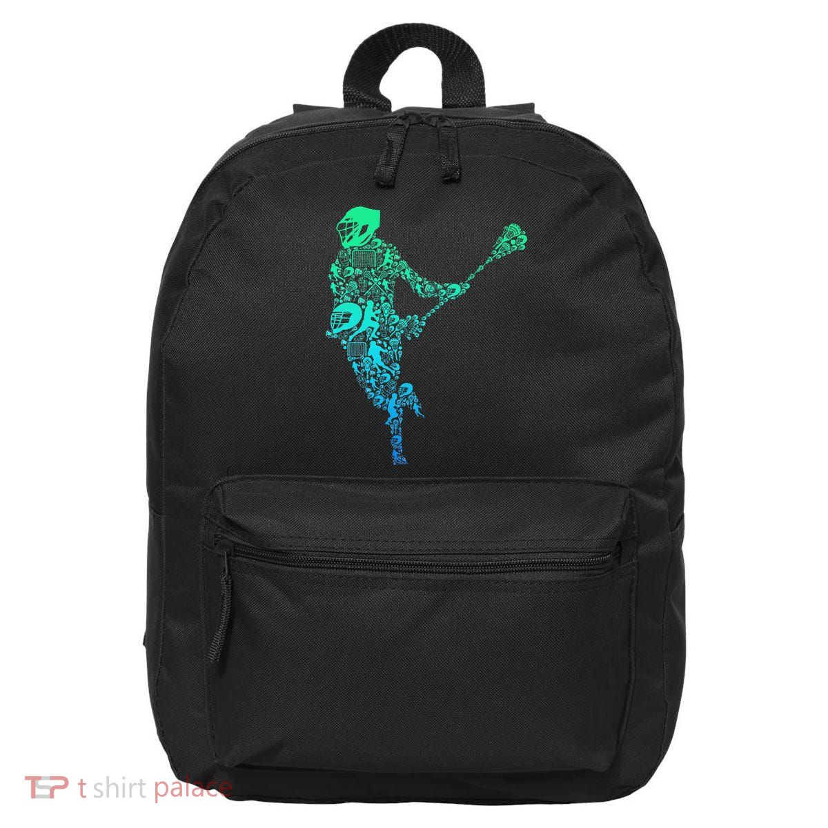 Lacrosse Player 16 in Basic Backpack