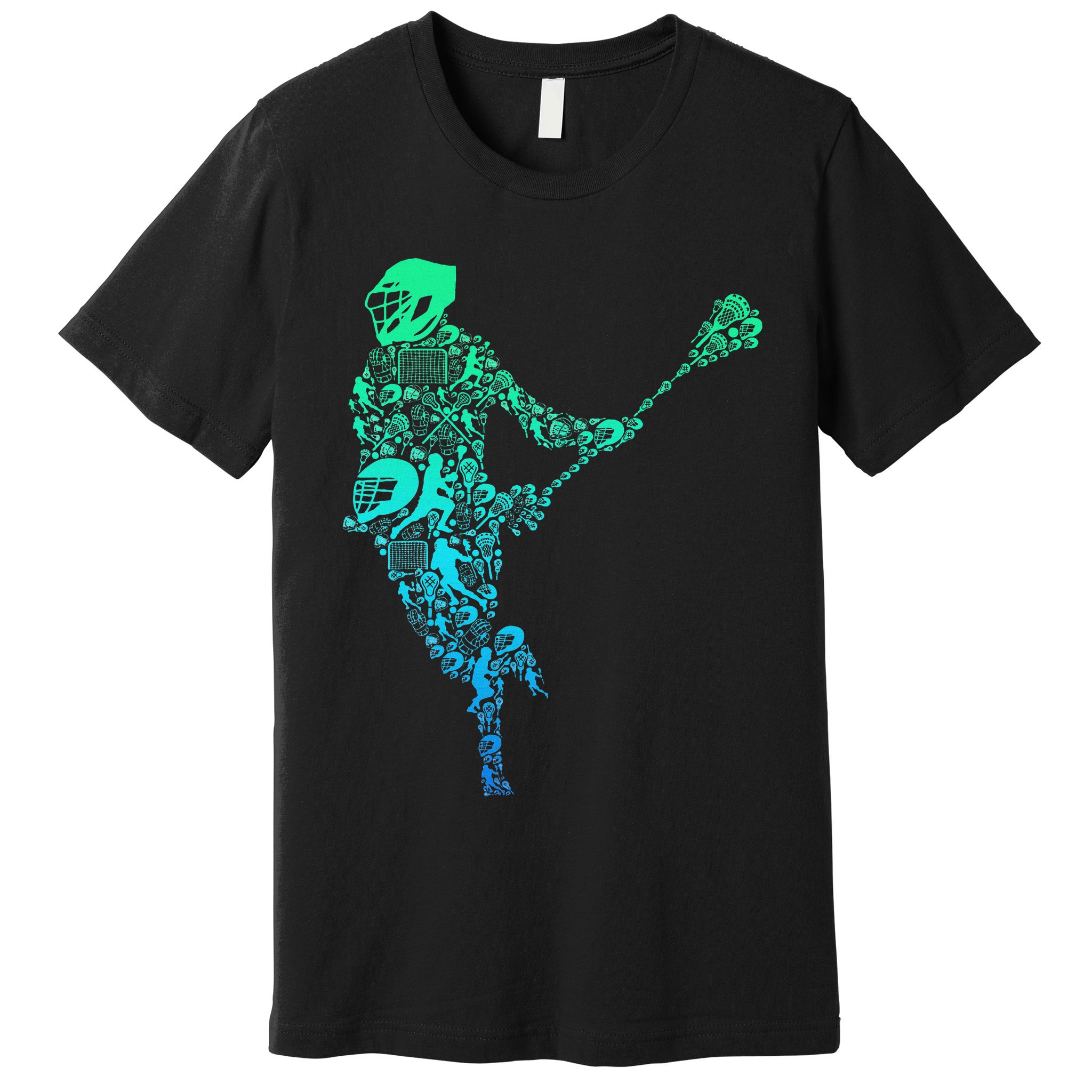 Lacrosse Player Premium T-Shirt