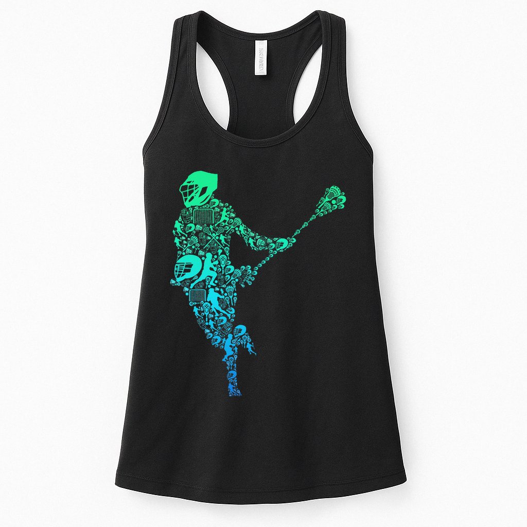 Lacrosse Player Womens Tank Top