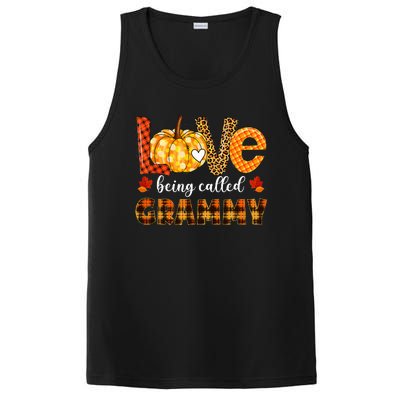 Leopard Pumpkin Love Being Called Grammy Fall Thanksgiving PosiCharge Competitor Tank