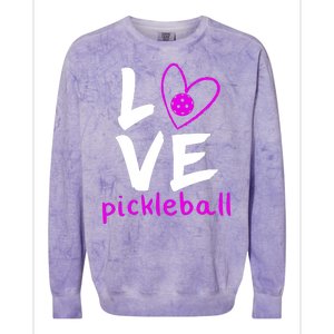 Love Pickleball Colorblast Crewneck Sweatshirt