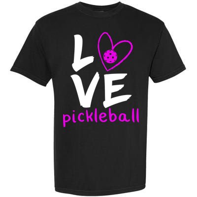 Love Pickleball Garment-Dyed Heavyweight T-Shirt