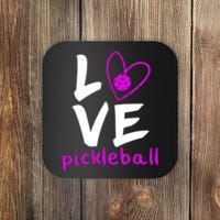 Love Pickleball Coaster