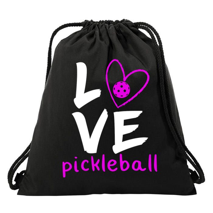 Love Pickleball Drawstring Bag