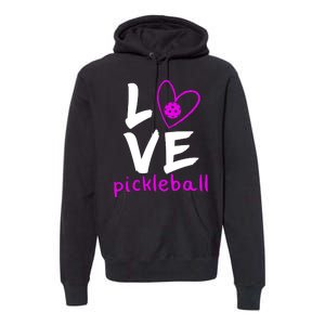 Love Pickleball Premium Hoodie