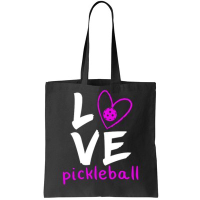 Love Pickleball Tote Bag