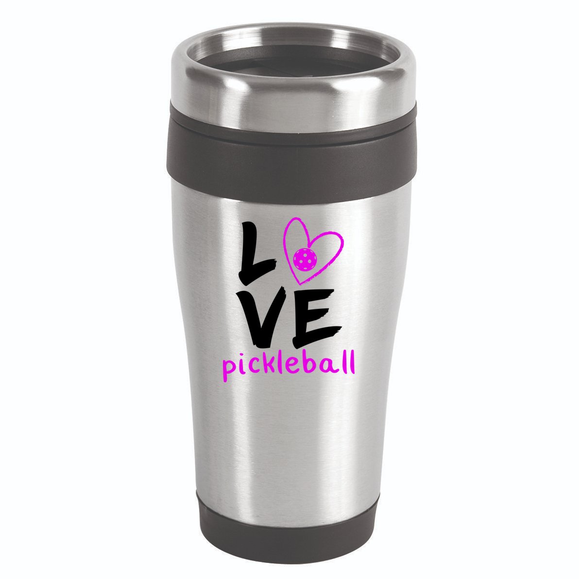 Love Pickleball 16oz Travel Tumbler