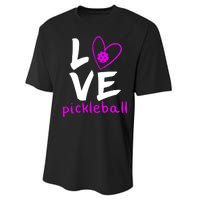 Love Pickleball Performance Sprint T-Shirt