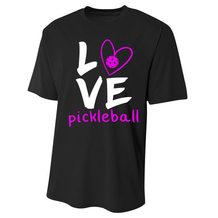 Love Pickleball Performance Sprint T-Shirt