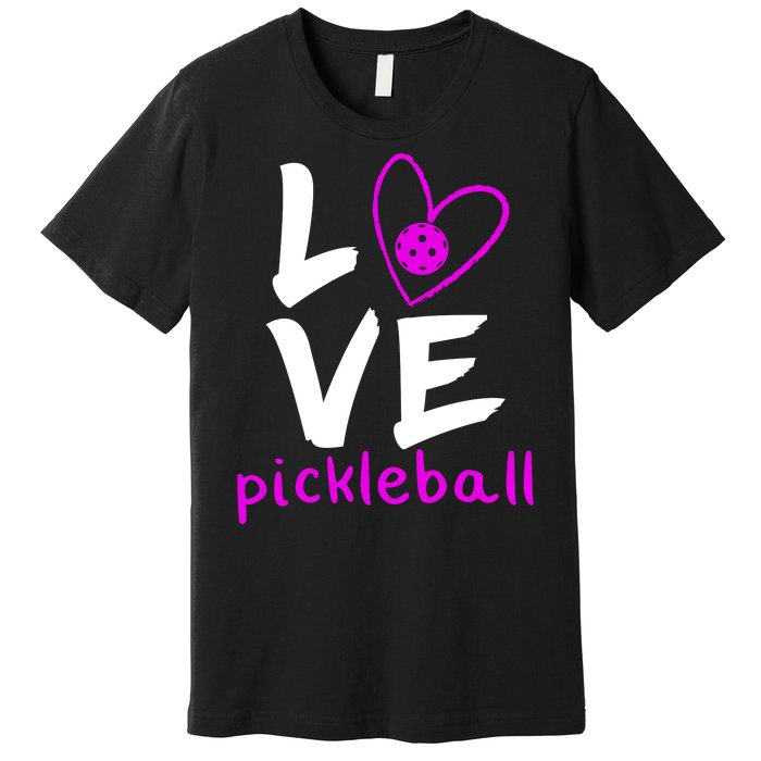 Love Pickleball Premium T-Shirt