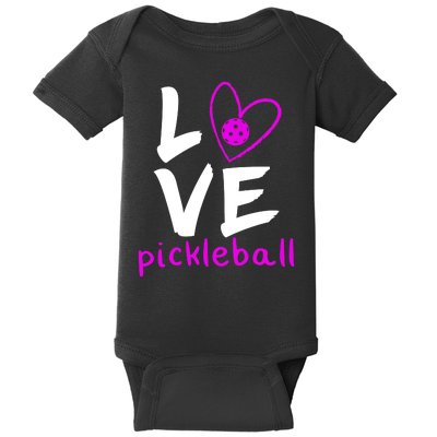 Love Pickleball Baby Bodysuit