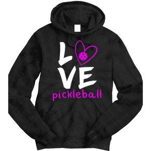 Love Pickleball Tie Dye Hoodie