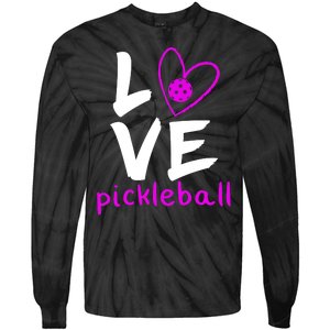 Love Pickleball Tie-Dye Long Sleeve Shirt