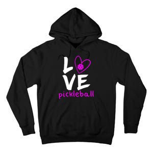 Love Pickleball Tall Hoodie