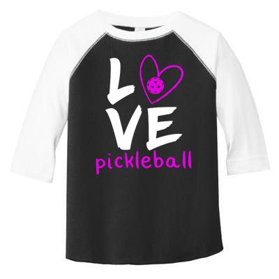 Love Pickleball Toddler Fine Jersey T-Shirt