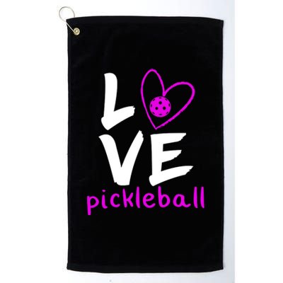 Love Pickleball Platinum Collection Golf Towel