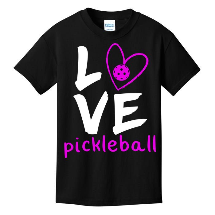 Love Pickleball Kids T-Shirt