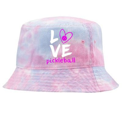 Love Pickleball Tie-Dyed Bucket Hat