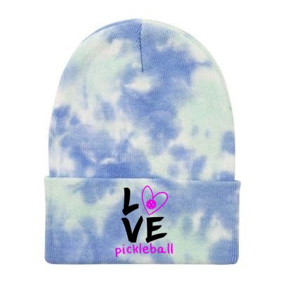 Love Pickleball Tie Dye 12in Knit Beanie