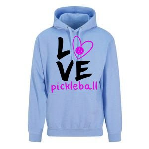 Love Pickleball Unisex Surf Hoodie