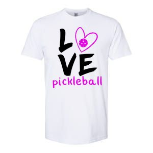 Love Pickleball Softstyle CVC T-Shirt