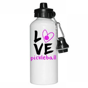 Love Pickleball Aluminum Water Bottle