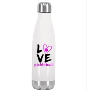 Love Pickleball Stainless Steel Insulated Water Bottle