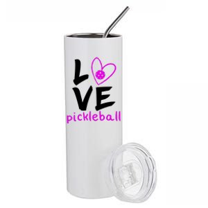 Love Pickleball Stainless Steel Tumbler