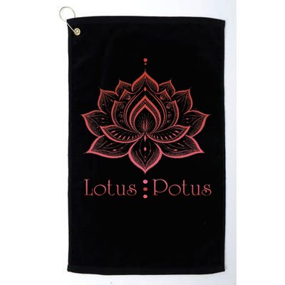 Lotus Potus Lotus For Potus Golf Towel