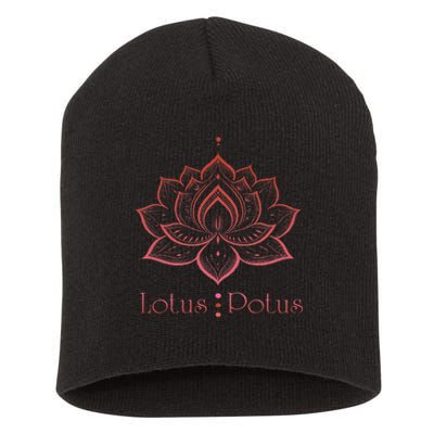 Lotus Potus Lotus For Potus Short Acrylic Beanie