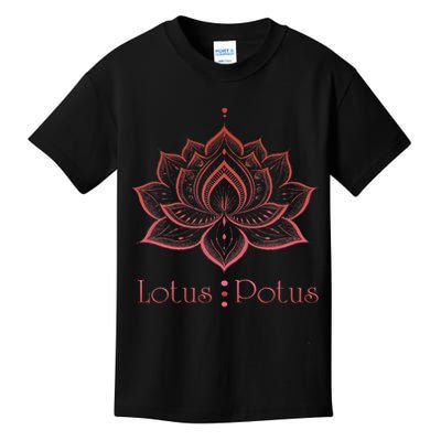 Lotus Potus Lotus For Potus Kids T-Shirt