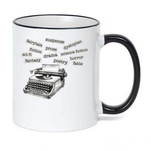 Literature Poetry Lover Gift 11oz Black Color Changing Mug