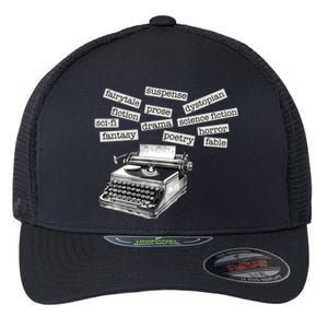 Literature Poetry Lover Gift Flexfit Unipanel Trucker Cap