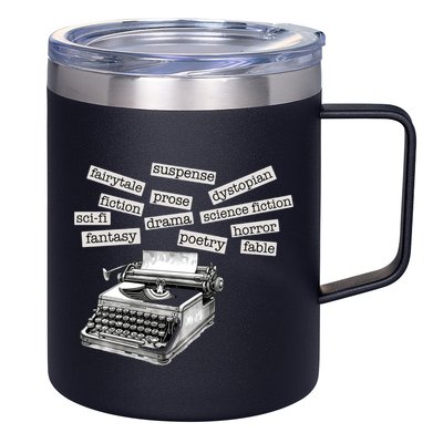 Literature Poetry Lover Gift 12oz Stainless Steel Coffee Mug