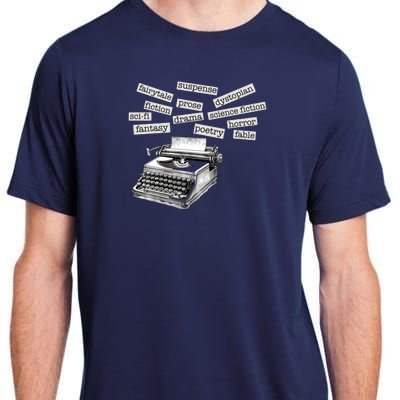 Literature Poetry Lover Gift Adult ChromaSoft Performance T-Shirt