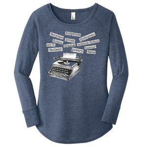 Literature Poetry Lover Gift Women's Perfect Tri Tunic Long Sleeve Shirt