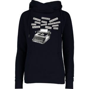 Literature Poetry Lover Gift Womens Funnel Neck Pullover Hood