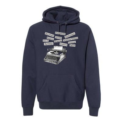 Literature Poetry Lover Gift Premium Hoodie