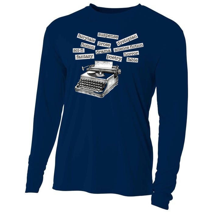 Literature Poetry Lover Gift Cooling Performance Long Sleeve Crew