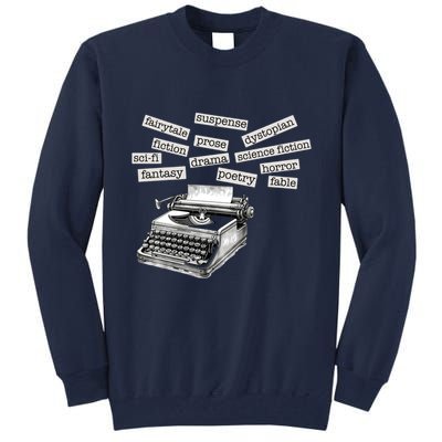 Literature Poetry Lover Gift Tall Sweatshirt