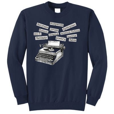 Literature Poetry Lover Gift Tall Sweatshirt