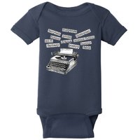 Literature Poetry Lover Gift Baby Bodysuit