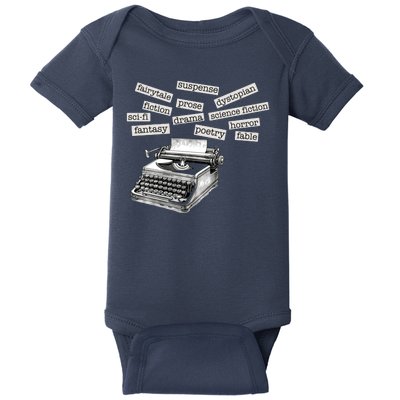 Literature Poetry Lover Gift Baby Bodysuit