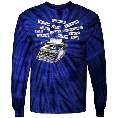 Literature Poetry Lover Gift Tie-Dye Long Sleeve Shirt