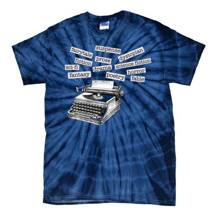 Literature Poetry Lover Gift Tie-Dye T-Shirt