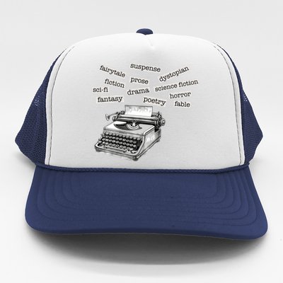 Literature Poetry Lover Gift Trucker Hat