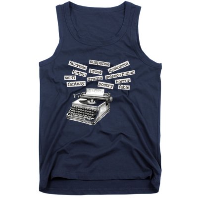 Literature Poetry Lover Gift Tank Top