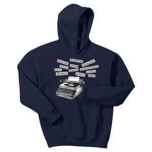 Literature Poetry Lover Gift Kids Hoodie